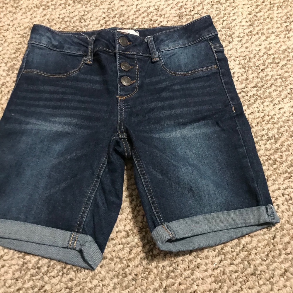 denim shorts